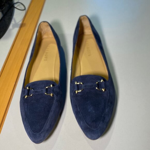 Talbots Shoes - Talbots - Size 8.5M - Women's Loafers Blue suede with buckle